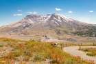 Washington State, Skamania County. Mount St. Helens or Louwala-Clough is an active stratovolcano. Art Print